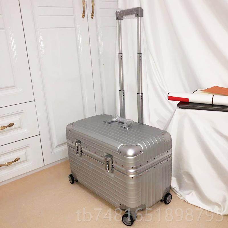正品出口日本18寸铝框长箱男行李登影机摄箱旅行万女向轮翻盖机拉