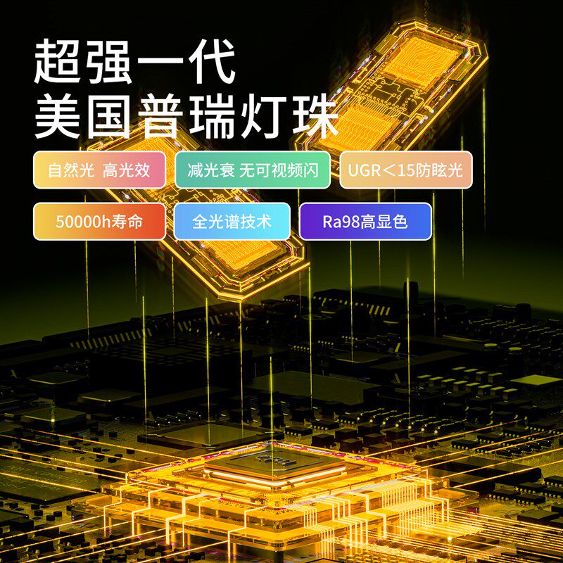 青节台灯护眼学习专用防近视儿童专用学习书桌学生写作业床头夹灯