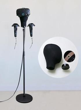 HTC VIVE PRO头盔支架伸缩落地圆盘VR眼镜展示Pico4手柄Index头模