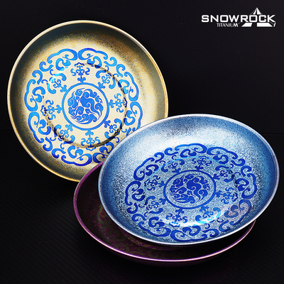 SNOWROCK纯钛户外餐盘