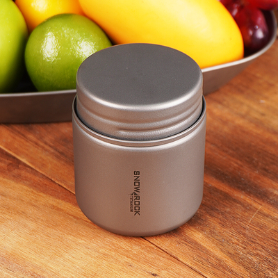 SNOW ROCK纯钛茶叶罐(两款可选)户外便携收纳罐调味罐精致旅游