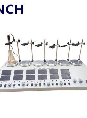 HJ-6A数显多头磁力加热搅拌器实验室六联恒温磁力搅拌器