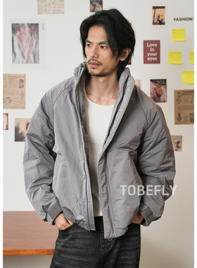 Tobefly防水廓形微皱宽松舒适羽绒服冬季新款防风保暖外套25333