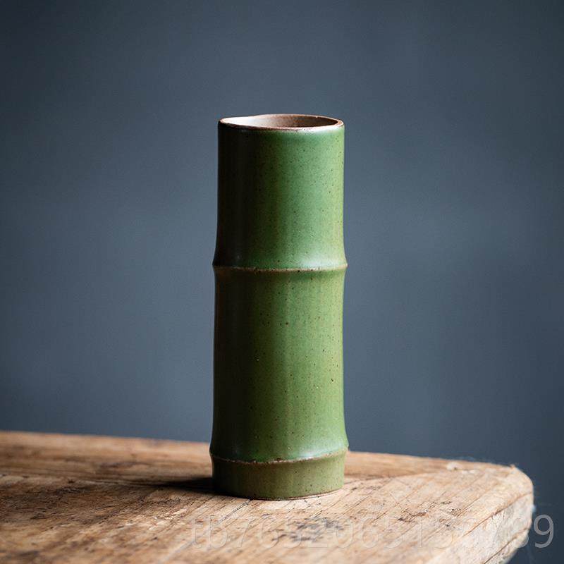 正品草木祠 陶瓷花插花器 件仿竹节瓶禅意花小花插桌面摆家 居装,餐饮具,茶道/零配,淘宝优惠券,粉丝福利购,淘宝优惠卷