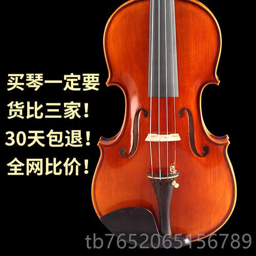 正品梵玲005欧料手工V小提阿琴学者入门考级儿童成人大学生专业初