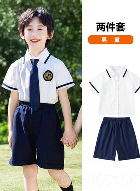 正品幼儿园服j园k衬衫夏季学生毕业照服装六一儿小童演出服动会运