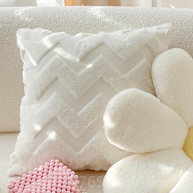 正品蔓越家抱奶油小泡 ins网红芙花朵枕 靠垫客厅沙发抱枕套床上