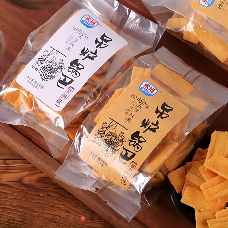 新货永远烤鸭炉锅巴烧烤酱香牛排味老式怀旧锅巴零食散装休闲 小