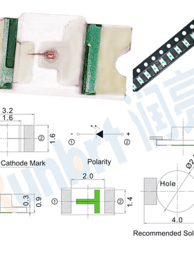 1206反贴红色黄光橙灯普绿光蓝色反编带LED白光翠绿紫色粉红1205
