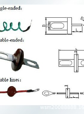 发电机压敏电阻器 保护电容电阻 14K751-II/S/I ,25K821-S/I/II