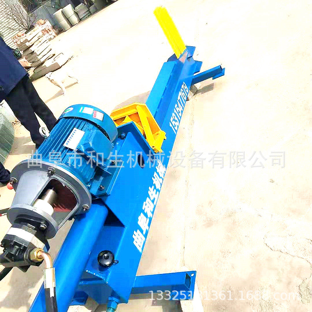 现货批发移动液压电动劈材机 液压1米劈柴器柴油机动力卧式劈木机