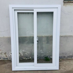 出口专用经济款 800mm 箱房中空钢化塑钢推拉窗1100