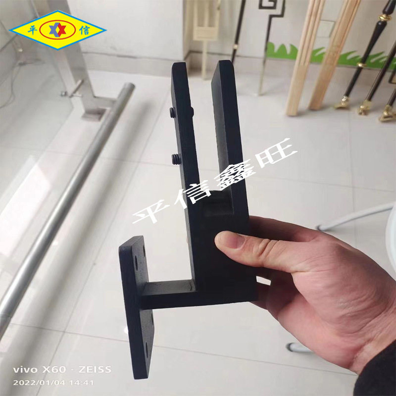 不锈钢侧挂玻璃夹侧装黑色脚固定夹狭小楼梯底座栏杆平台挂墙配件,电子/电工,其它,淘宝优惠券,粉丝福利购,淘宝优惠卷