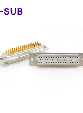 D-SUB车针连接器HDB50pin DB50母端传统焊线式白胶镀金优质现货