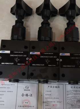 DZ6DP1-L5X/21X DZ6DP2-L5X/21X直供恒立SHLIXIN立新直动式顺序阀