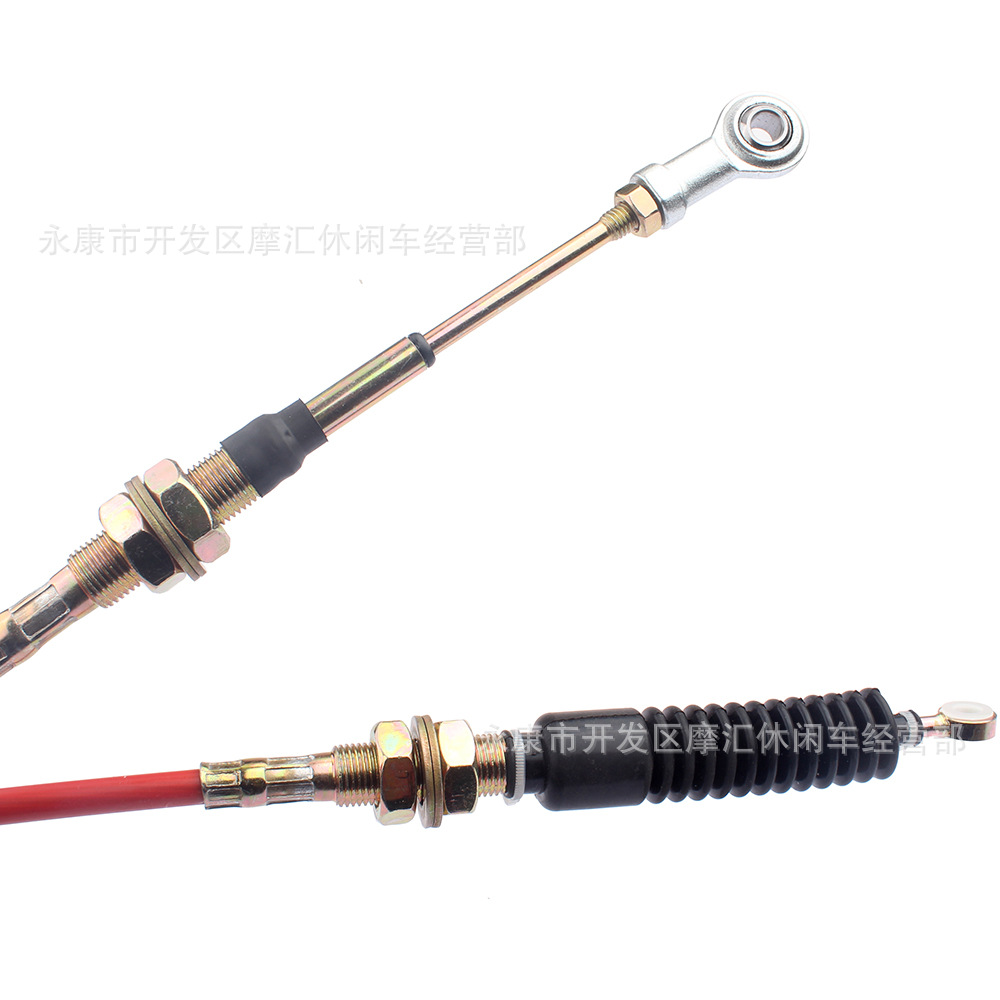 ATV四轮沙滩摩托GY6卡丁车配件 150 200250cc倒档器拉线拉索1.7米