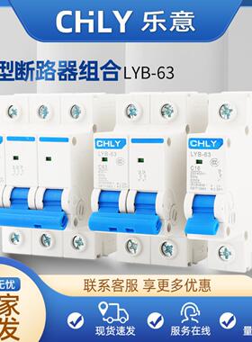 空气开关1P2P3P4P三相电闸232A40A63A家用空开断路器