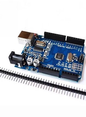 UNO R3  改进版 增强版 ATMEGA328P单片机 蓝色板
