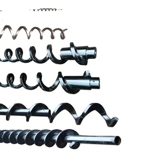 螺旋簧机床螺杆螺旋排屑机输送配件螺杆蛟龙方钢左旋右旋无轴螺杆