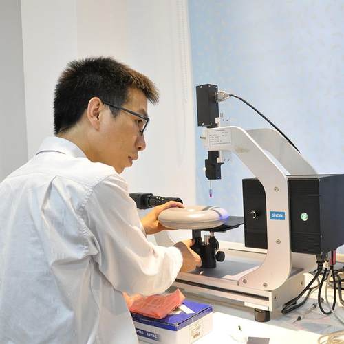 -全自动接液水接触角测量方法,悬滴法滴液一键拟合测试数据