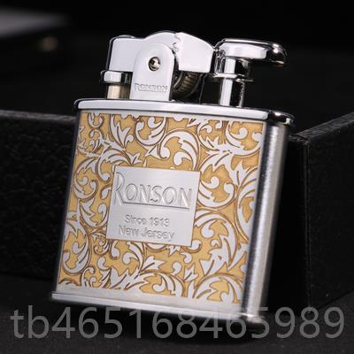 高档ronson打火机男油士古朗森原装正品火石覆老式火机创意朗煤声