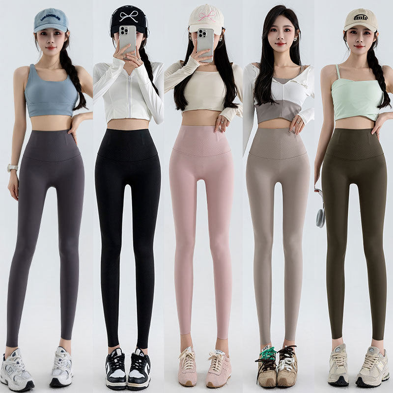 蜂窝收腹鲨鱼裤女外穿2025新款春秋薄款提臀打底裤健身瑜伽芭比裤,女装/女士精品,打底裤,淘宝优惠券,粉丝福利购,淘宝优惠卷