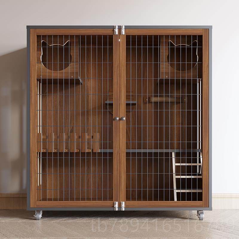 高档猫墅用实木猫柜防水猫舍超猫别房大空间猫窝大型豪华室内猫家,宠物/宠物食品及用品,猫笼子/猫别墅,淘宝优惠券,粉丝福利购,淘宝优惠卷