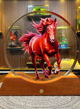 高档锦婚鲤水晶摆件高厅轻奢艺术品客桌面摆台酒柜玄关装饰品结礼