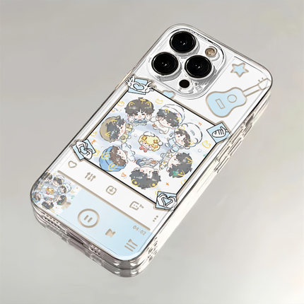 红米K90TNT时代少年团全员米爆娃iPhone13苹果14创意17p透明软12ProMax小众红米NOTE15适用16PLUS手机壳ins风