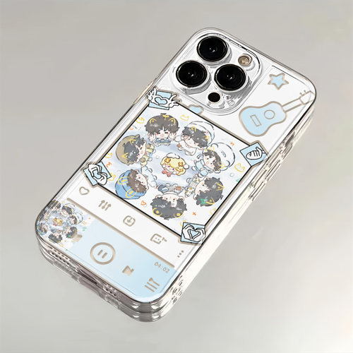 红米K90TNT时代少年团全员米爆娃iPhone13苹果14创意17p透明软12ProMax小众红米NOTE15适用16PLUS手机壳ins风