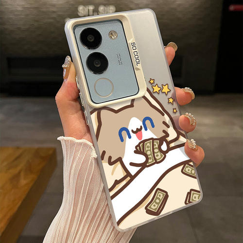 适用iPhone13苹果12创意彩银17ProMax硬14PLUS高级感手机壳可爱睡觉数钱月薪喵适用OPPORENO16适用华为NOVA15
