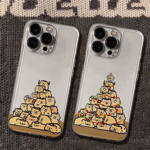 小米17ProMax软12创意苹果14荣耀POWER适用Nova13小熊虫圣诞树iPhone15可爱a5x透明16PLUS手机壳红米K80Ultra