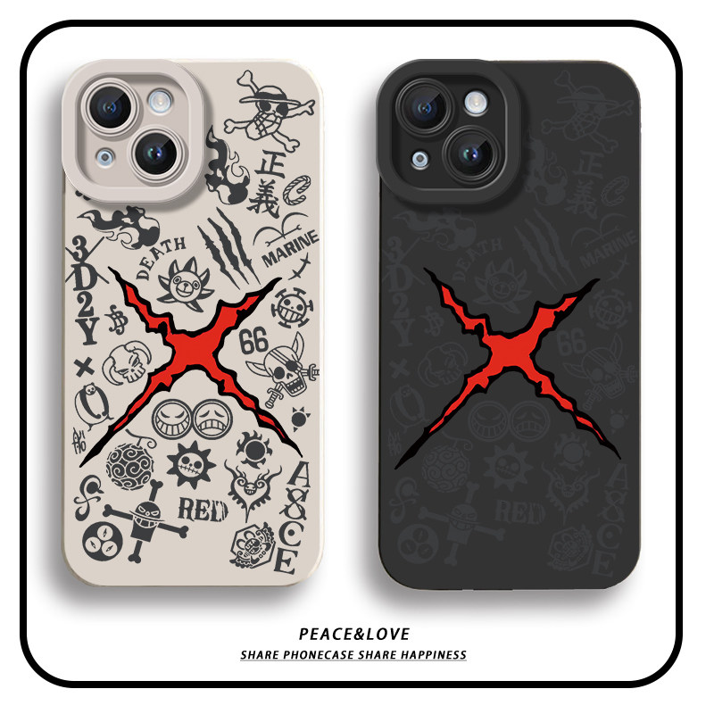红米K90MAX小众iPhone14苹果13创意小米17MAX软ins风适用15PLUS瞳眼16ProMax手机壳海贼王标志个性华为PURA90