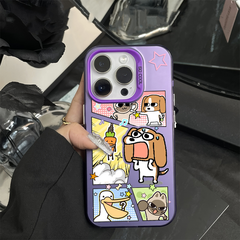 OPPOFindx8Ultra暹罗厘普多栋彩银iPhone13适用12ProMax可爱苹果16手机壳硬15高级感14plus创意VIVOx100ins风