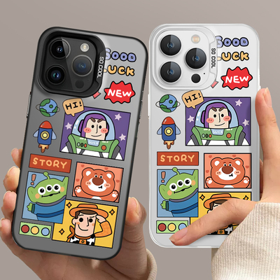 小米15动物总动员巴斯光年iPhone17适用16苹果12彩银VIVOS30红米k80Ultra手机壳硬14PLUS卡通13ProMax
