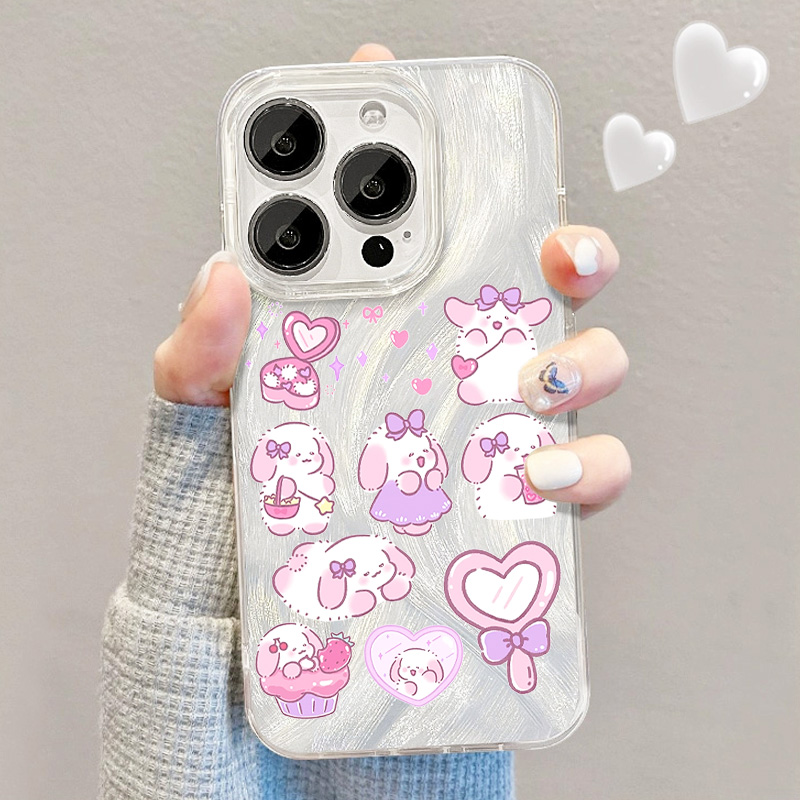 小米17手机壳IQOO15卡通猫咪图案13ProMax可爱vivox200s苹果14适用ins风iPhone16PLUS羽纱硬12少女心一加ACE6