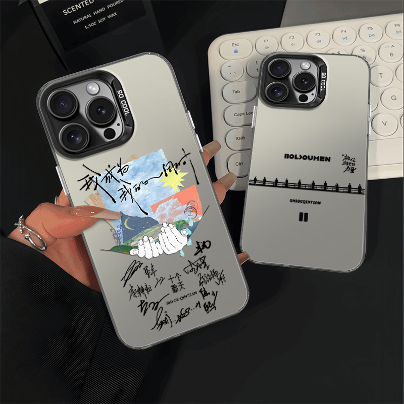 OPPOReno14十个勤天周边手机壳荣耀POWER彩银红米TURBO4创意苹果16适用iPhone15时尚13硬findx8个性iQOOneo10