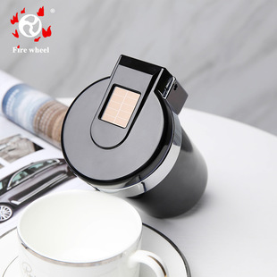 黑色ledLED灯如图陶瓷广告促销方形熔铸切面小烟灰缸