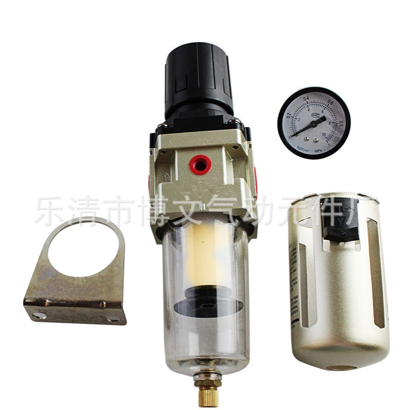 供应AW3000-03 调压过滤器 油水分离器 3分或3/8接口 一联件
