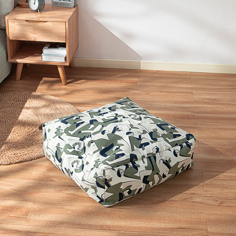 北欧风植绒坐墩套简约换鞋凳