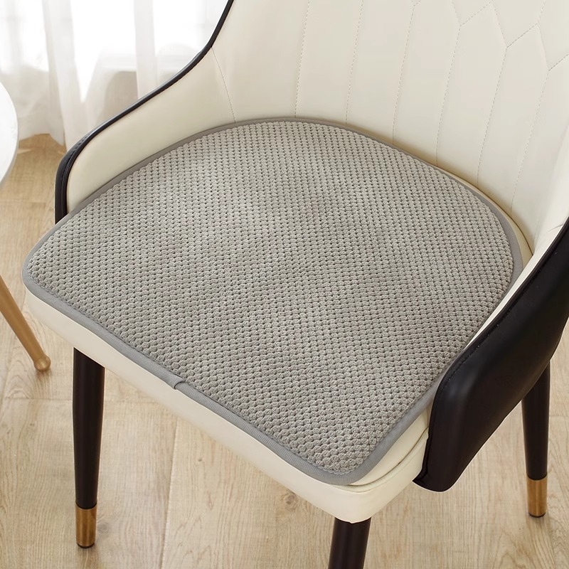 北欧风灯芯绒防滑餐椅垫