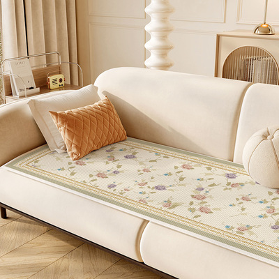 冰丝凉席沙发垫防滑四季通用