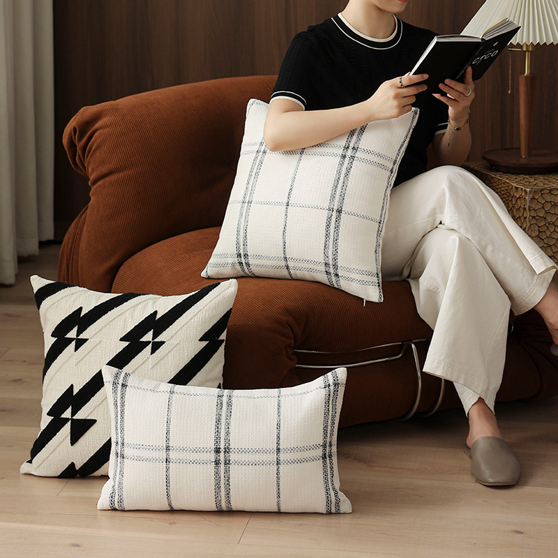 现代简约法式轻奢抱枕套