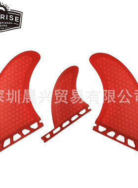 批发Single tap冲浪尾舵 水上运功红色鱼鳍 冲浪板配件桨板T1尾鳍