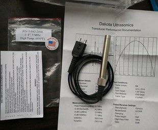 测厚范围1.0 2000耐温340度 152mm 042 标准高温探头PT