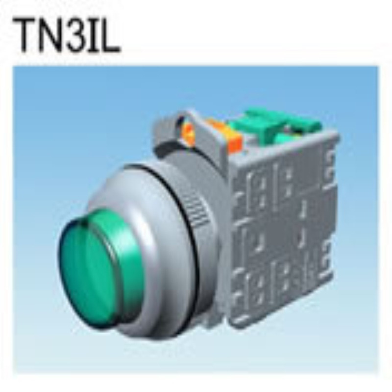 TN3ILR/G-1A/1B 凸头按钮开关TEND天得照光式按扭 带灯复位按钮