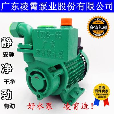 原装广东凌霄1ZDB-35/45/65 -B自吸清水泵家用自来水增压抽水机