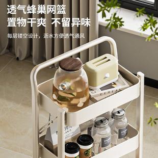 可折叠零食小推车厨房浴室物品可移动收纳储物书架子婴儿用品收纳