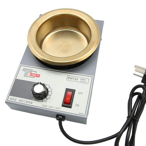 拓利亚EH730小型调温锡锅熔锡炉电烫小焊锡炉锡炉方形200W-300W