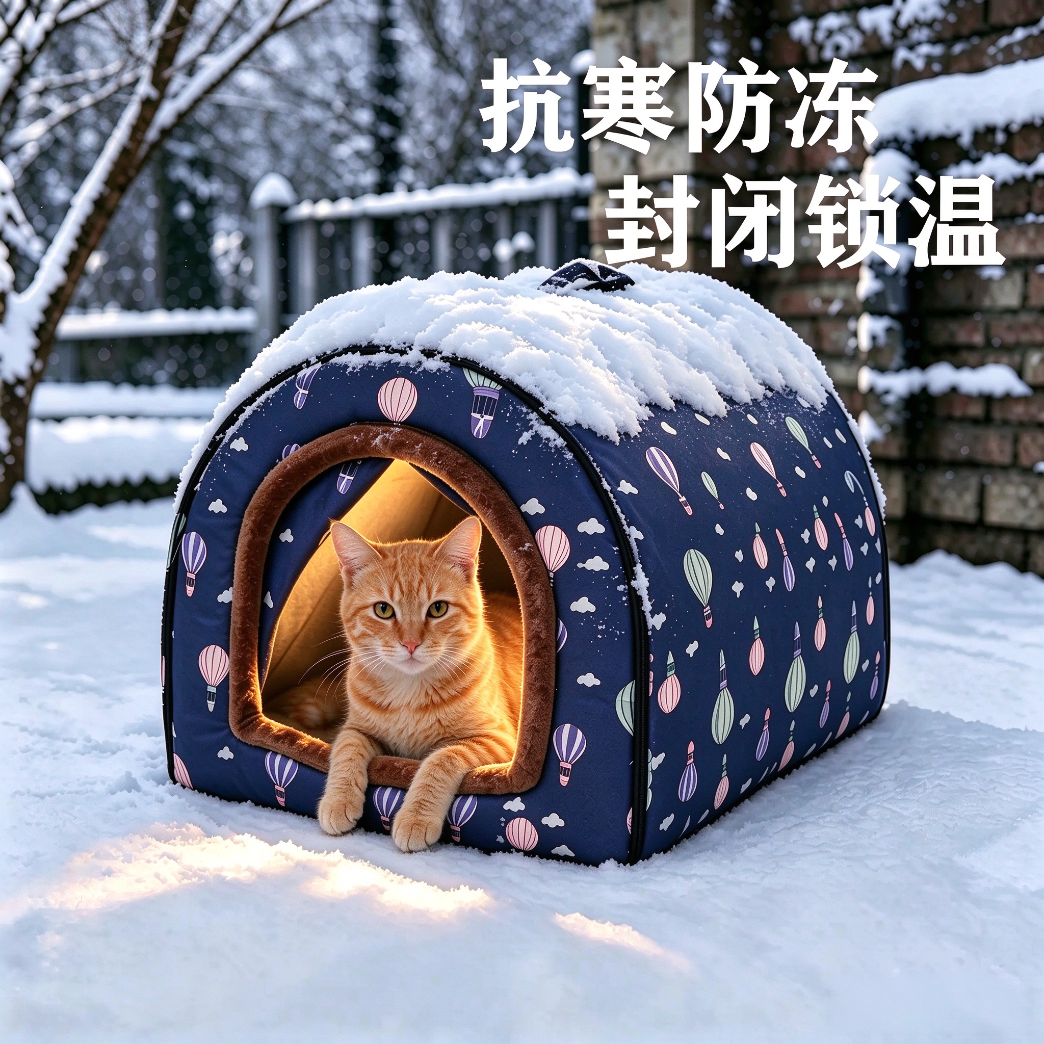 户外流浪猫窝室外封闭式安全感